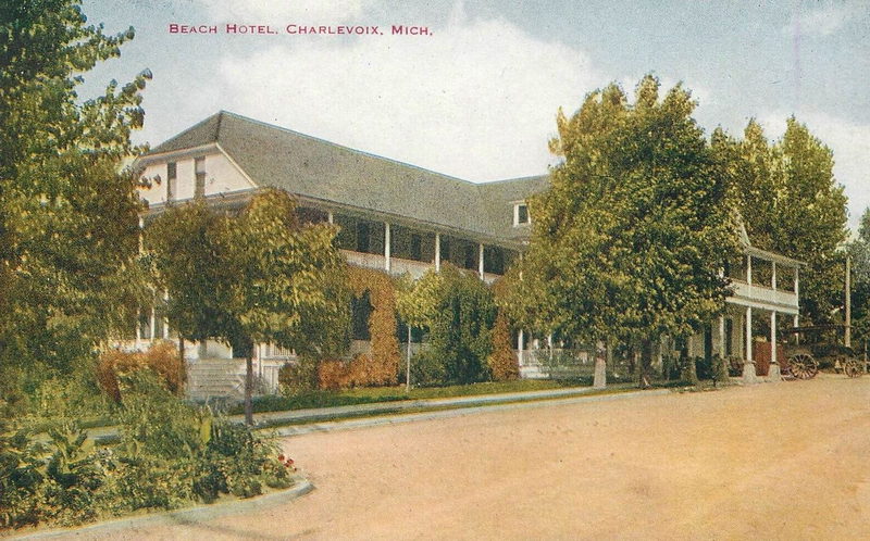 Beach Hotel - Vintage Postcard (newer photo)